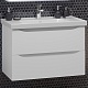 Opadiris Мебель для ванной Элеганс 80 подвесная белая матовая – фотография-22